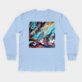 ABSTRACT PIE 10 Kids Long Sleeve T-Shirt